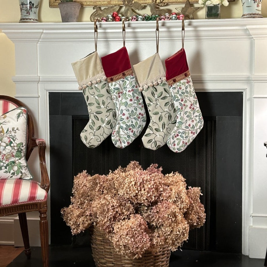 Christmas stockings online repurposed